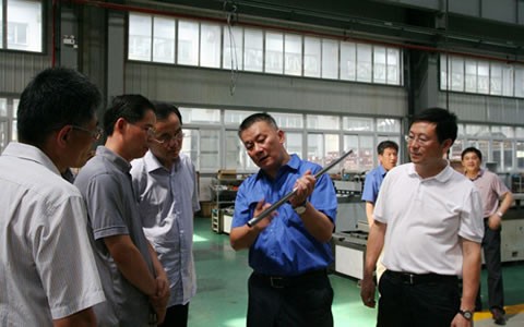 省经信委李上葵总工程师来银河集团9873com调研考察