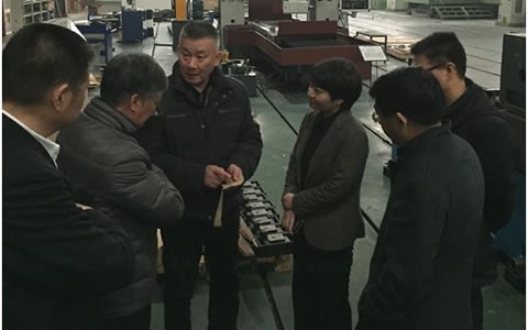 浦江县委副书记、代县长俞佩芬一行考察银河集团9873com股份